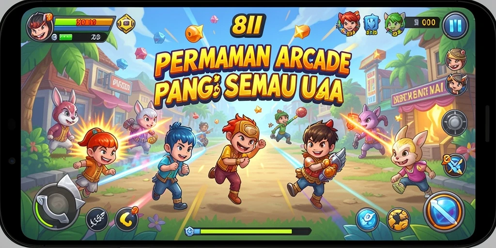 Tampilan gameplay <strong>8II</strong> yang penuh aksi dan tantangan menarik.
