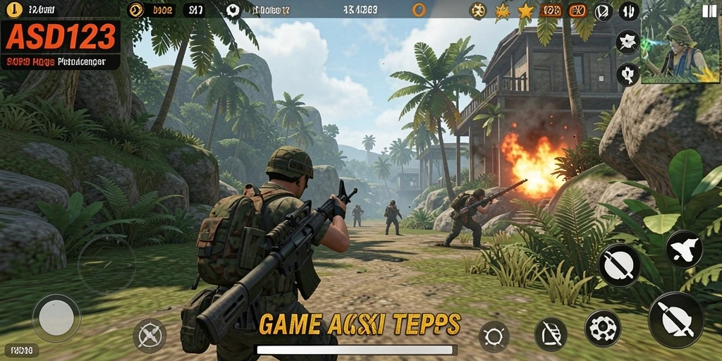 Tangkapan layar menampilkan aksi mendebarkan dalam game TPS.