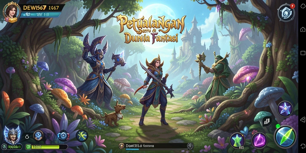Gameplay DEWI567 penuh aksi dan petualangan seru.