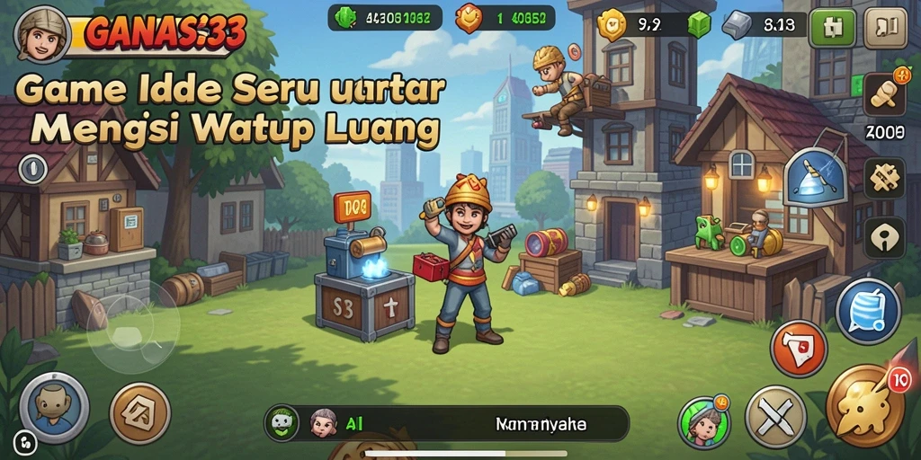 Tampilan gameplay seru dan menyenangkan dari GANAS33.