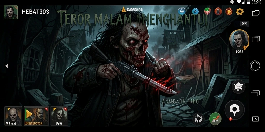 Gameplay menegangkan di HEBAT303 dengan suasana Horror yang mencekam.