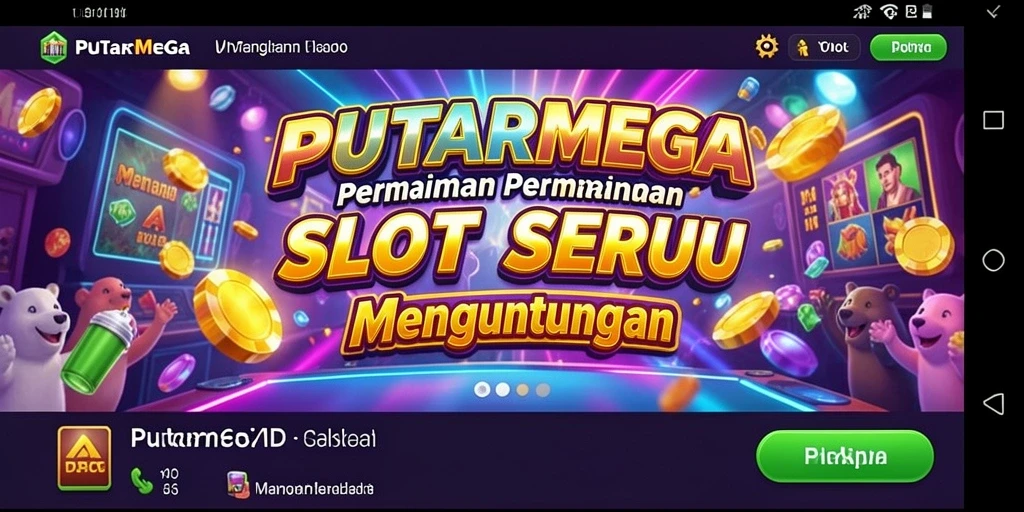 Tampilan menarik dari gameplay PUTARMEGA yang seru dan mengasyikkan.