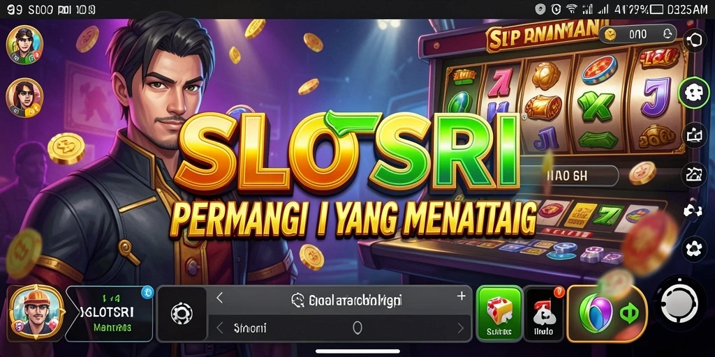 Tampilan gameplay SLOTSRI yang memukau dalam permainan strategi.