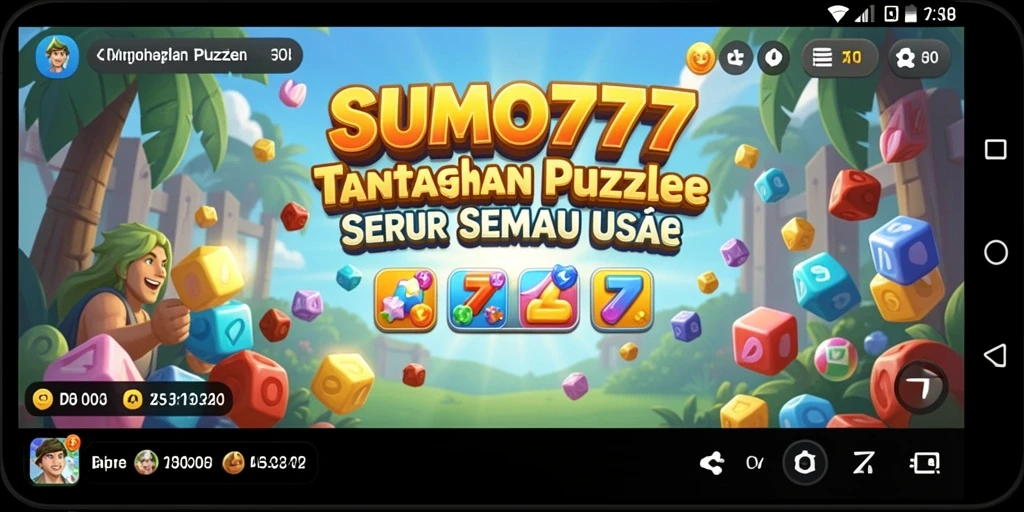 Screenshot SUMO777 menunjukkan gameplay Puzzle yang menarik dan penuh tantangan.