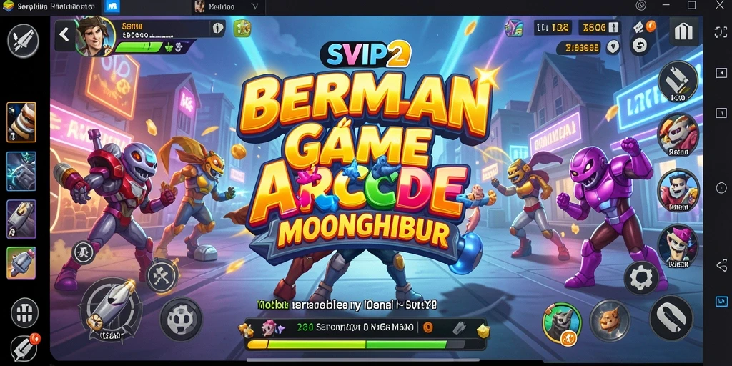 Tampilan seru gameplay <strong>SVIP2</strong> dengan berbagai tantangan Arcade.