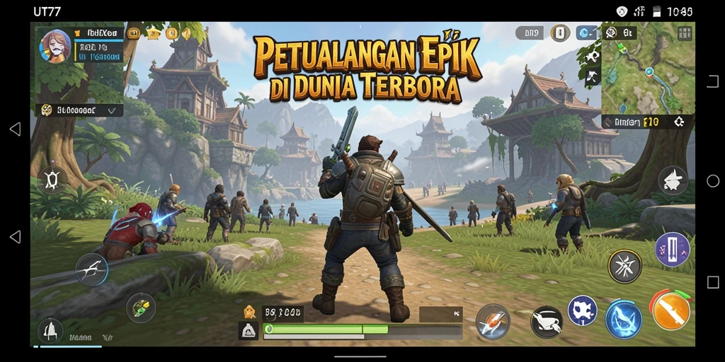 Gameplay UT77 yang mendebarkan di dunia petualangan terbuka.