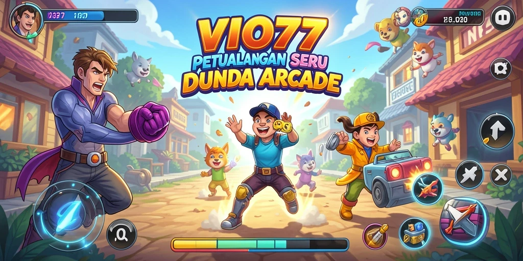 Tampilan gameplay VIO77 yang menakjubkan dalam aksi Arcade.