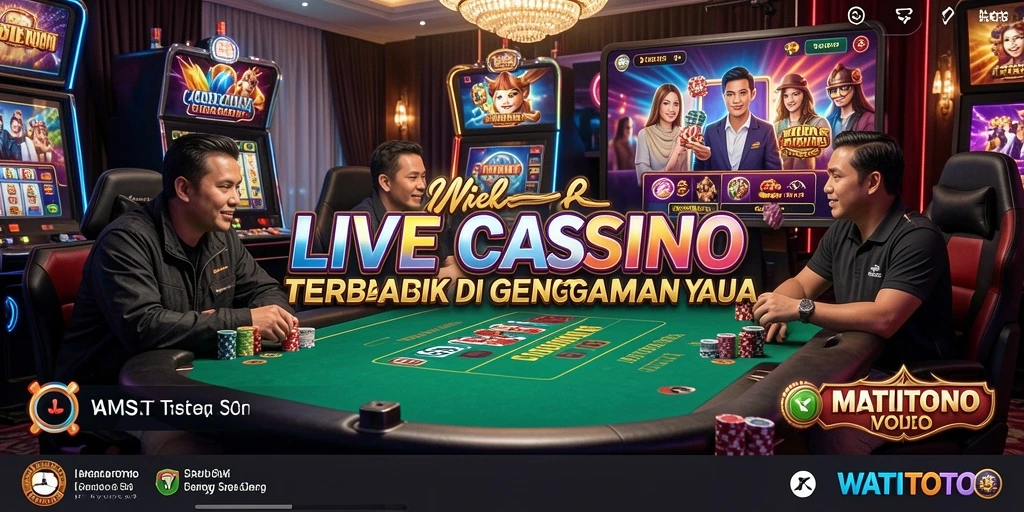 Tampilan gameplay Live Casino yang menarik dan interaktif di WATITOTO.